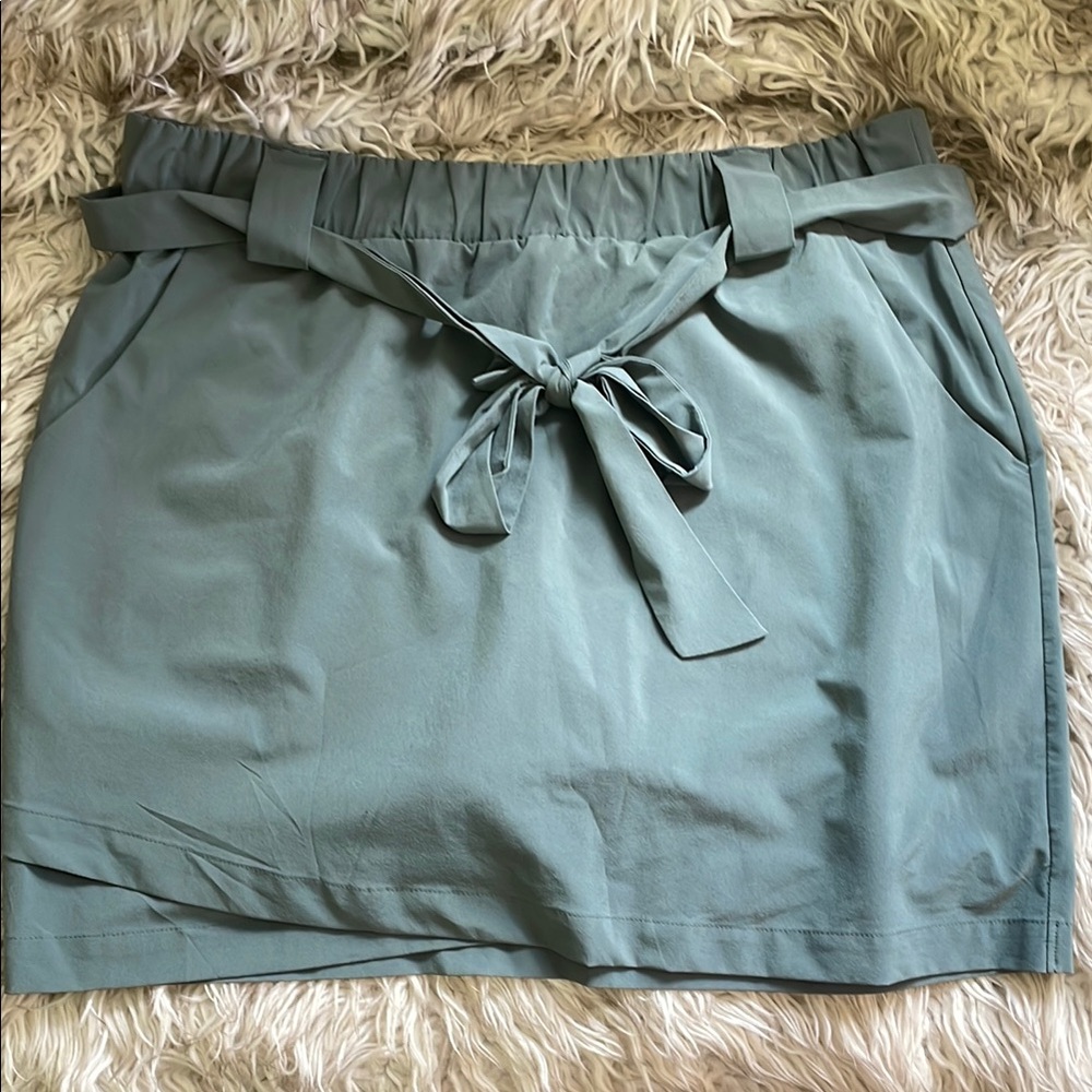 Athleta Green Skirt with Belt